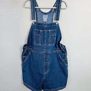 Vintage Carolina Blues 100% Cotton Blue Denim Shortalls Plus Size 20W